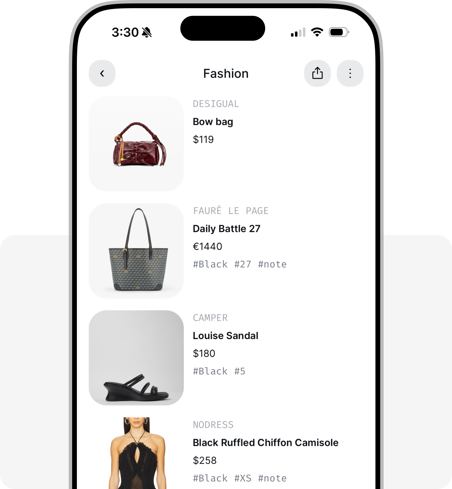 Archive app — organize your wishlists